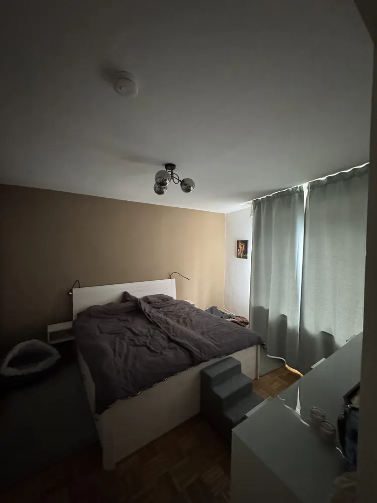 Schlafzimmer der Beispielwohnung in Kaarst