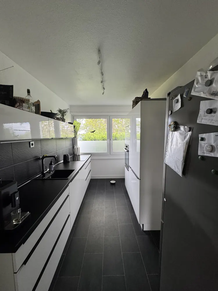 Küche der Beispielwohnung in Kaarst