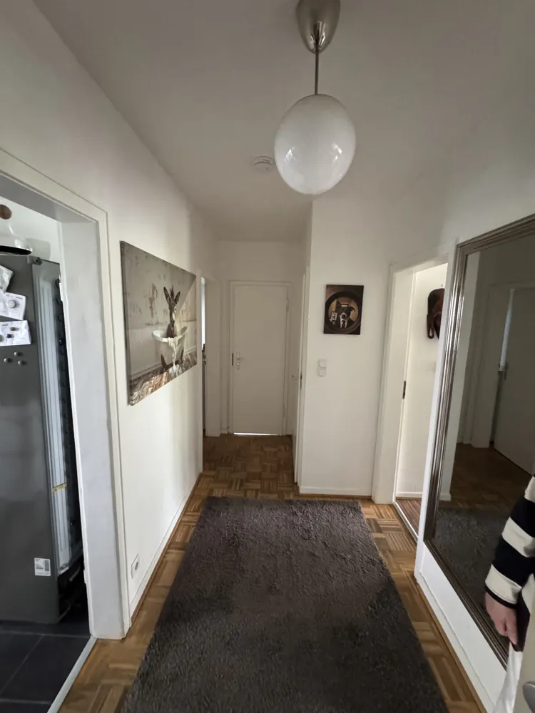 Flur der Beispielwohnung in Kaarst