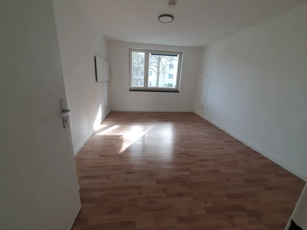 Schlafzimmer der Beispielwohnung in Kassel