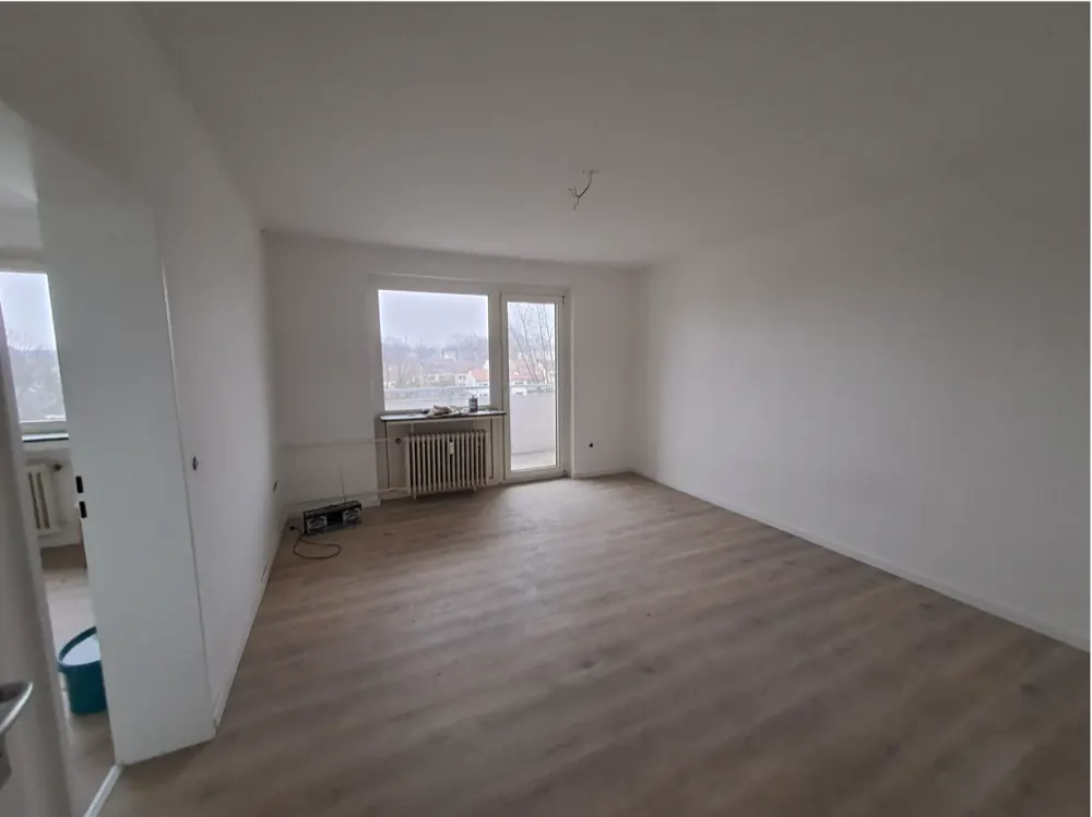 Wohnzimmer der Beispielwohnung in Soest